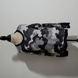 Kirra Black Camouflage Sweater